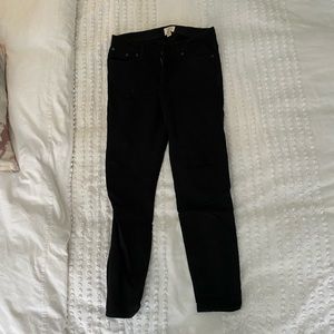 J. Crew Trademark Black Jeggings